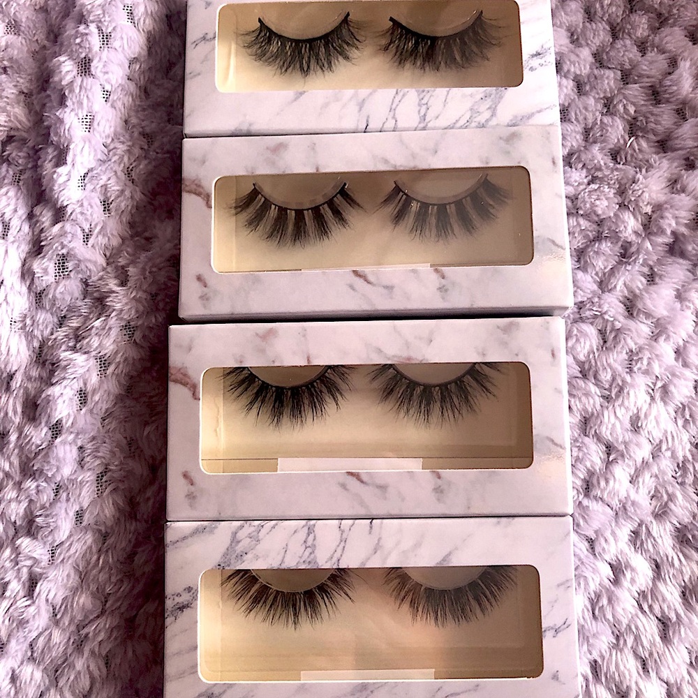 False mink lashes